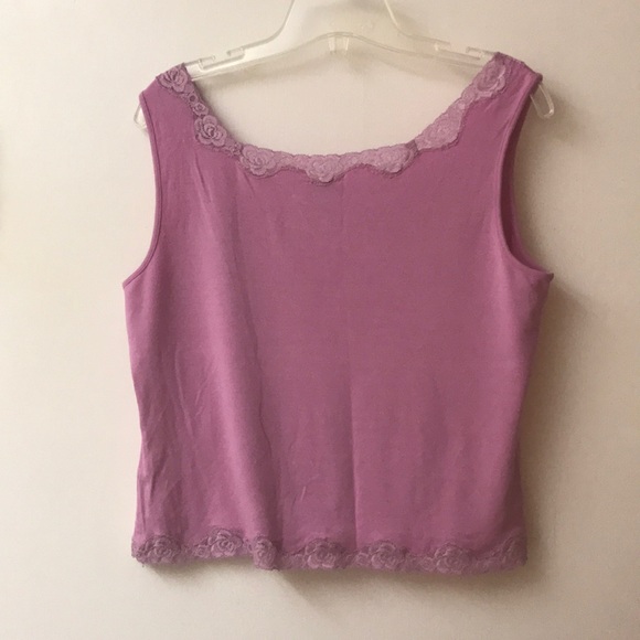 Sigrid Olsen Dusty Rose Camisole Tank Top - Picture 4 of 4